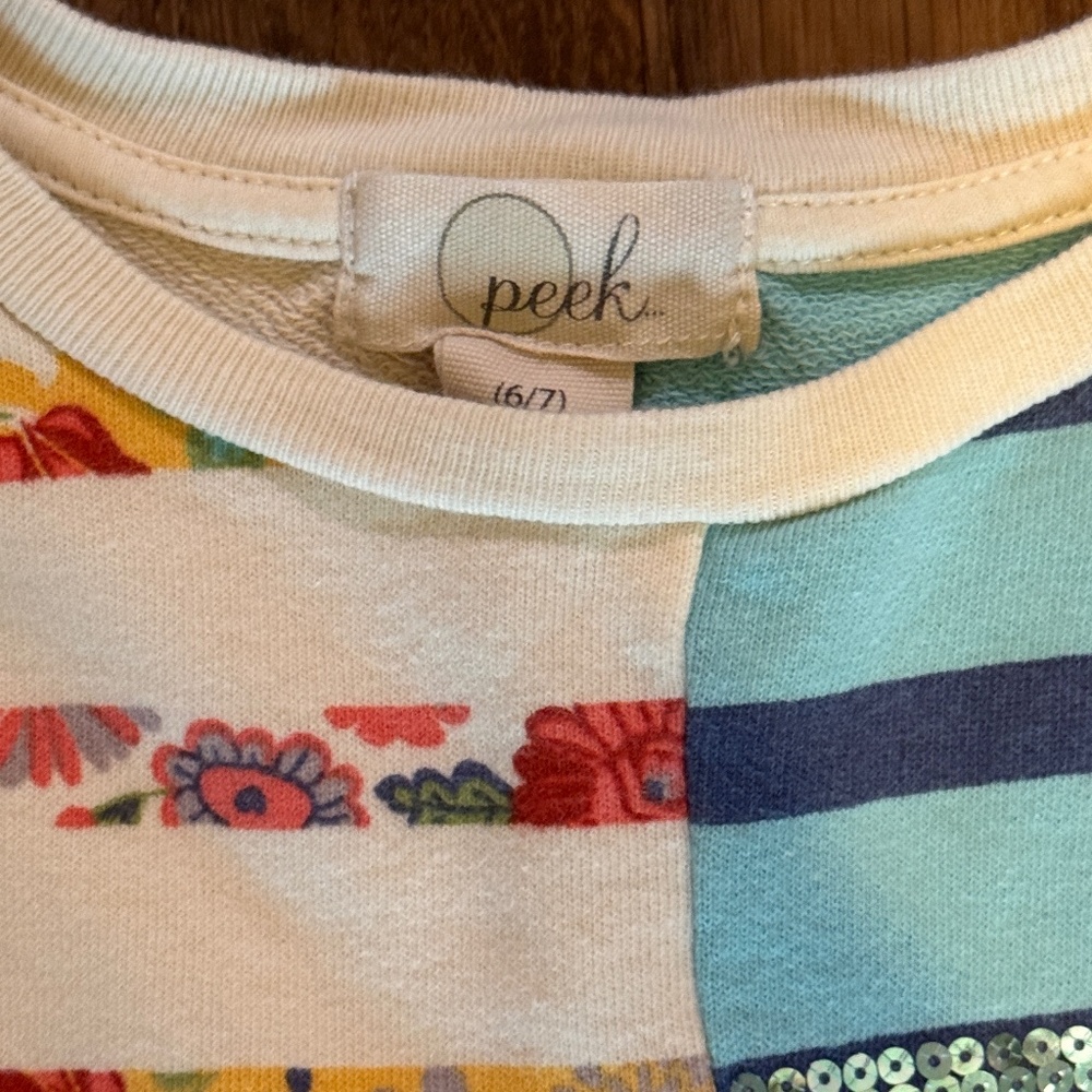 Peek Kids Sweatshirt Size 6/7